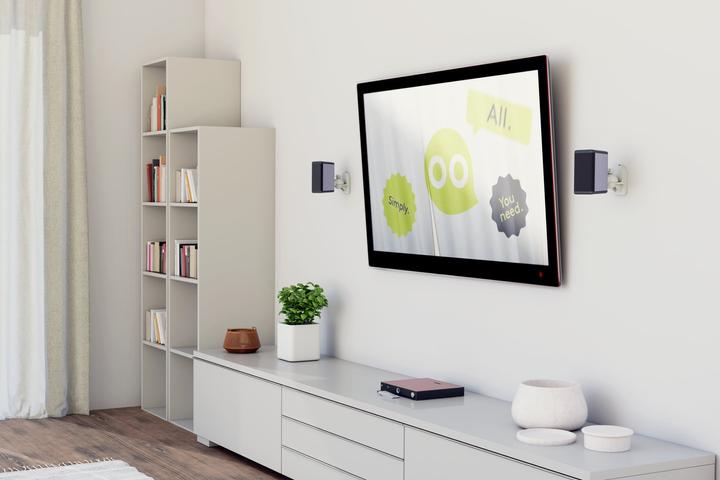 Produktbild Goobay Universal (1 Paar, Wandmontage, Schwenkbar, Neigbar)