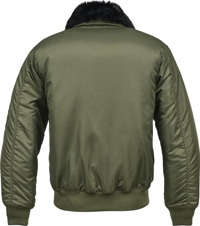 Actual product image Brandit MA2 Fur Collar outdoor jacket size 4XL colour olive (4XL)