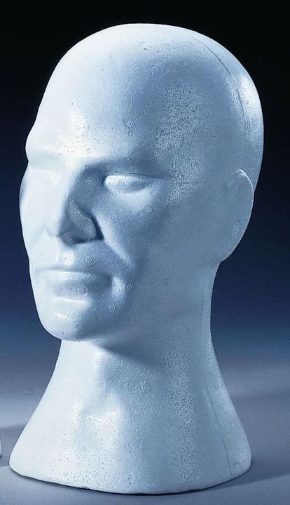 Actual product image Festartikel Müller Wig head: Styrofoam, Male