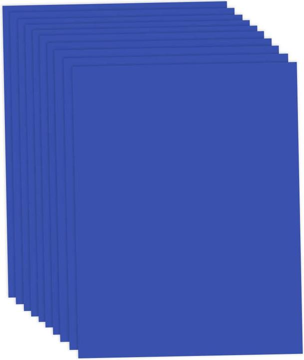 Immagine prodotto trendmarkt24 Cartone argilla blu reale 50 x 70 cm 10 fogli 300g/m² (300 g/m²)