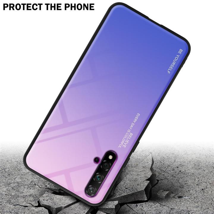 Produktbild Cadorabo TPU 2 Farben Glas Cover (TCL 20S, Huawei Nova 5T, LG K20)