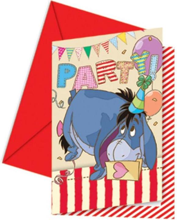 Immagine prodotto Special Day Sàrl Set di inviti di Winnie the Pooh