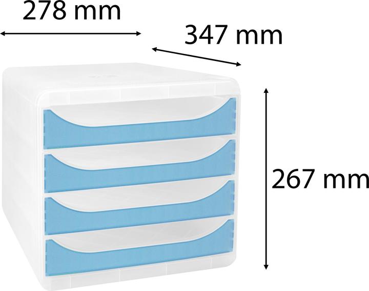 Image du produit Exacompta Boîtes à tiroirs autonomes (A4+)