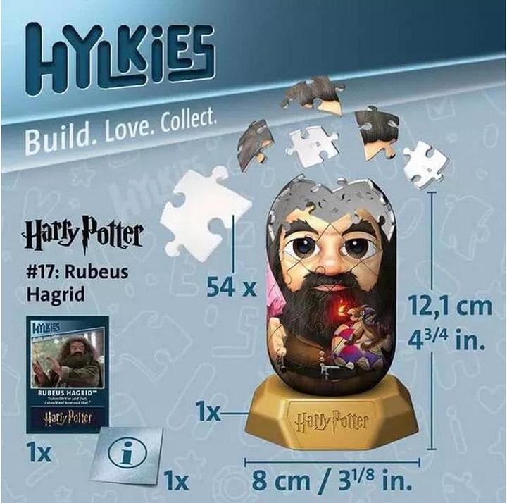 Actual product image Ravensburger Hylkies: The new collectible figure series to assemble yourself. Figure #17 - Harry (54 pieces)