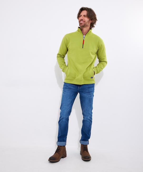 Actual product image Joe Browns Aztec Trim 1/4 Zip Sweatshirt (L)