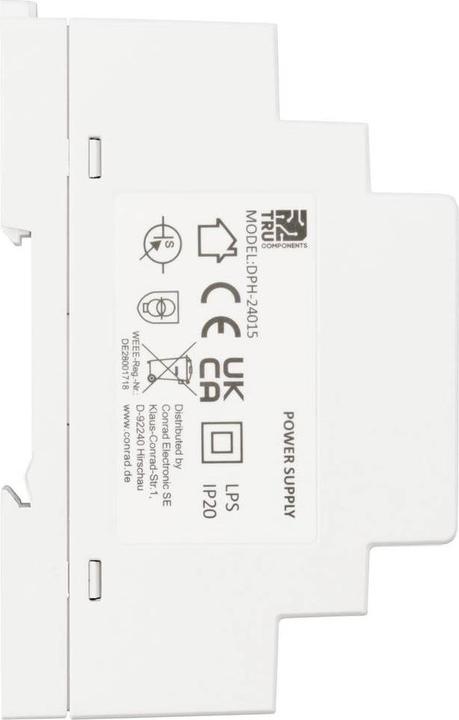 Immagine prodotto Tru Components DPH-24015 Hutschienen-Netzteil (DIN-Rail) 24 V/DC 0.625 A 15 W A