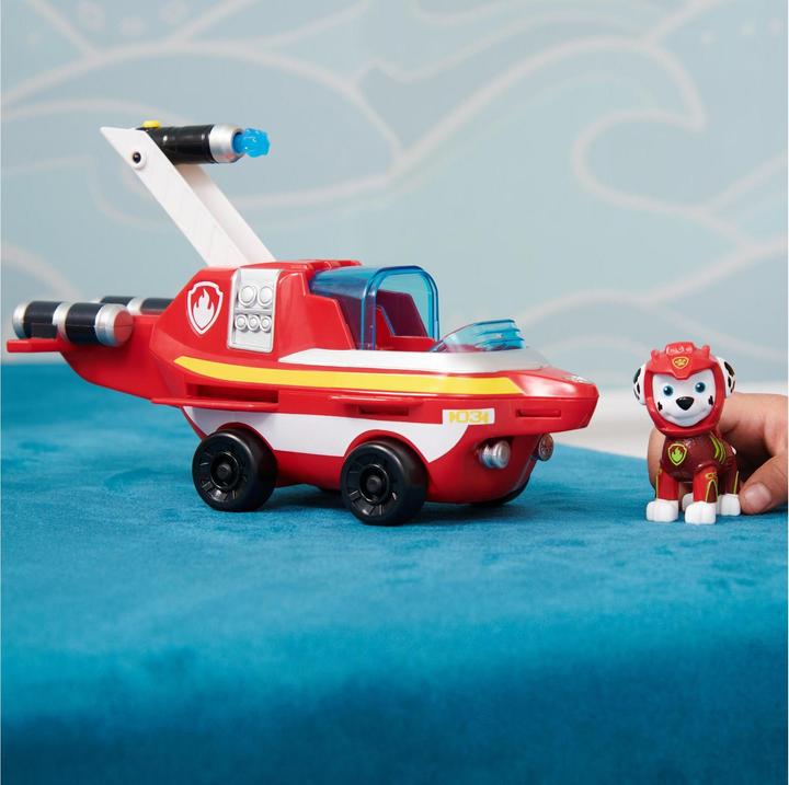 Produktbild Spin Master Paw Patrol Aqua Pups Deluxe Vehicle Marshall