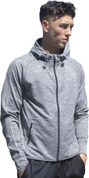 Image du produit Tombo Hoodie avec fermeture à glissière Veste à capuche avec bande réfléchissante (S)