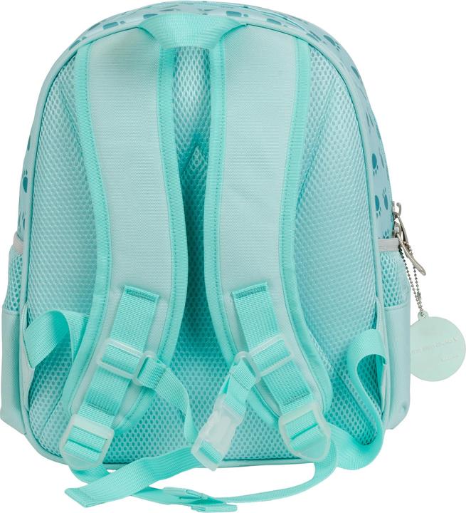 Image du produit A Little Lovely Company Sac à dos avec compartiment isotherme Monster BPMOBU36 bleu clair 27x32x19cm