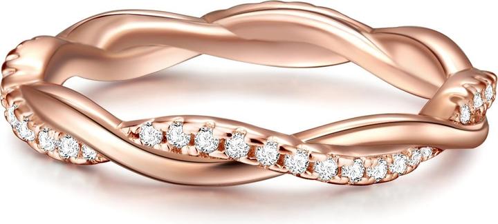 Trilani Damen Sterling Silber Zirkonia roségold - 11190