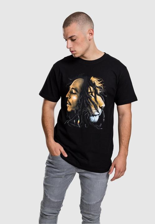 Image du produit Mister Tee Bob Marley Lion Face Tee (S)