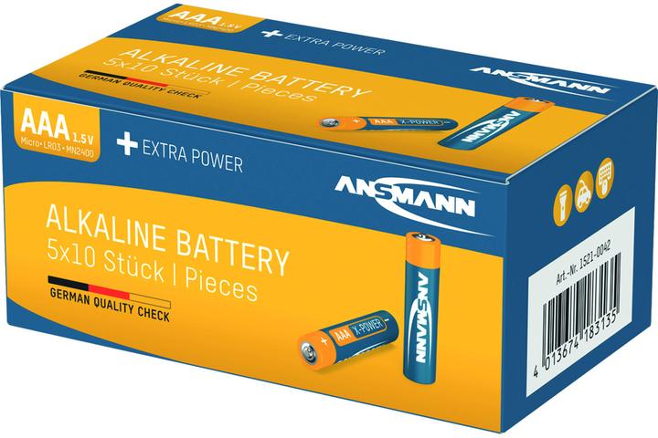 Produktbild Ansmann Alkaline X-Power 50er Box AAA - Vorteilsbox (50 Stk., AAA)