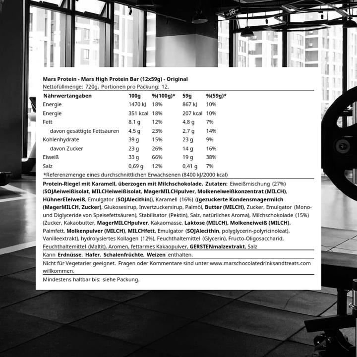 Produktbild Mars HI Protein (Karamellschokolade, 12 Stk., 710 g)