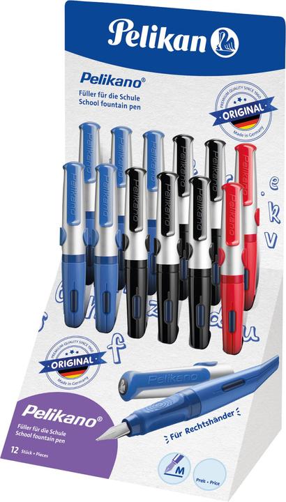 Produktbild Pelikan o Füller Original Rechtshänder M (Farbig sortiert, 12 x)