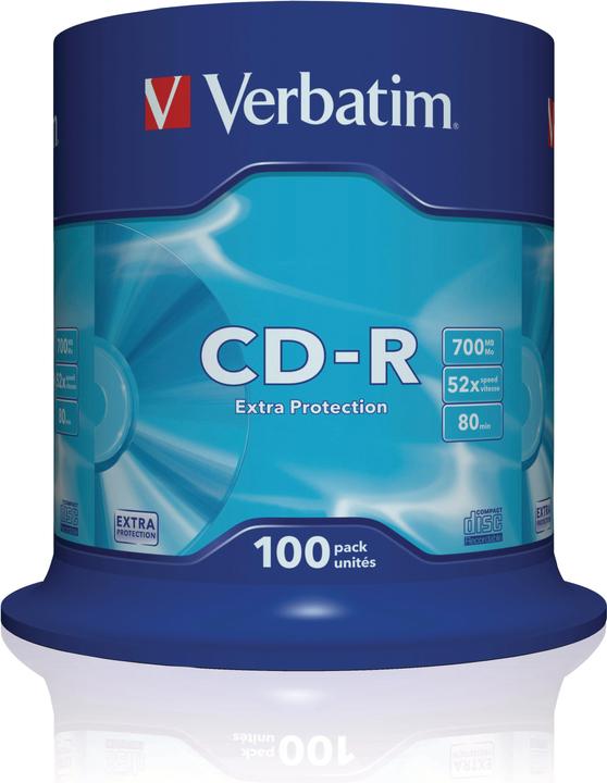 Actual product image Verbatim CD-R 52x, 700MB, 100 spindle (100 x)