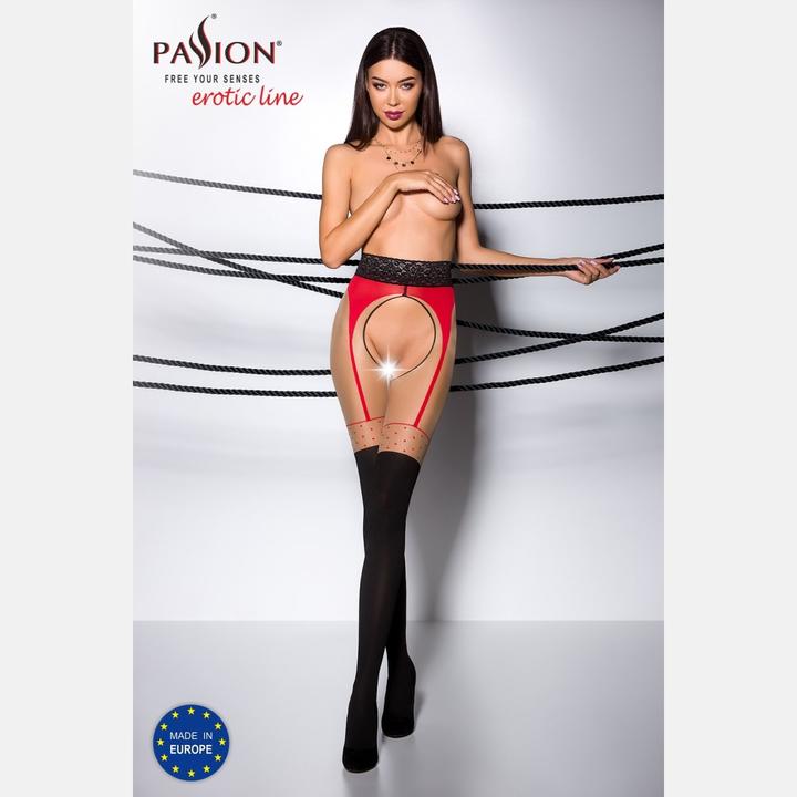 Produktbild Passion Strumpfhose ouvert "Thiophene 003" (20/40DEN) (S/M)