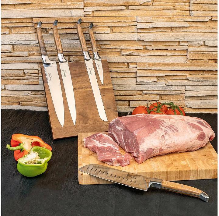 Image du produit Haws Set de couteaux avec bloc magnétique 'Laguiole' 5 pièces
