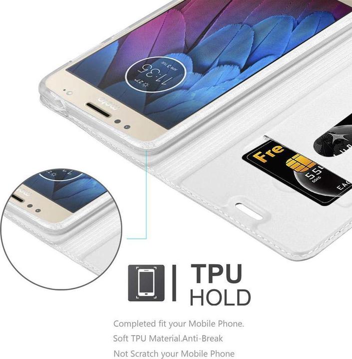 Produktbild Cadorabo Book Classy Style Cover (Motorola Moto G5S Plus)