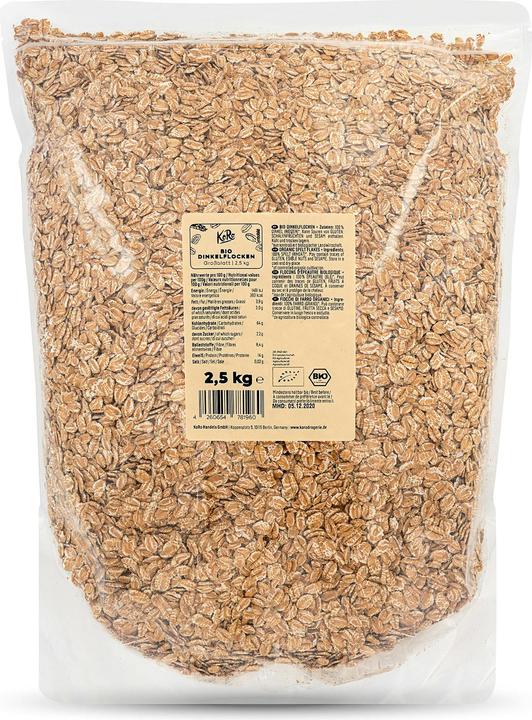Immagine prodotto KoRo Fiocchi di farro biologici a foglia larga (2500 g)
