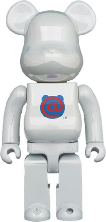 Produktbild Medicom Bearbrick “1st Model – White Chrome” 400% Figur