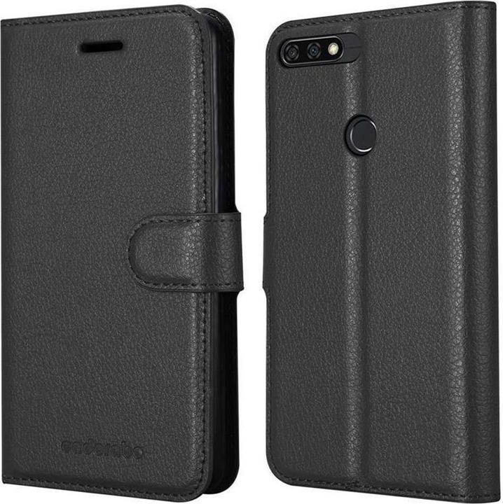Actual product image Cadorabo Book with stand function cover (Honor 7c)