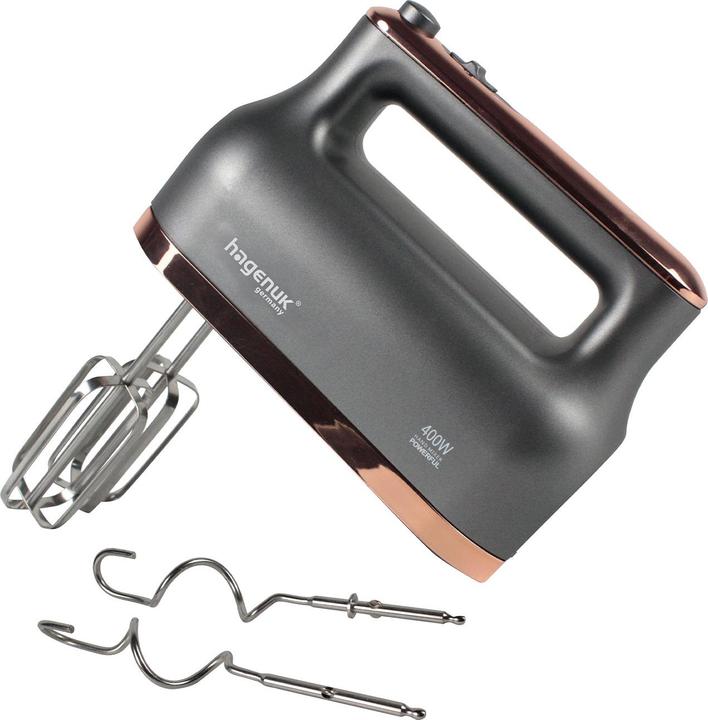 Produktbild hagenuk Handmixer mit 5 Geschwindigkeitsstufen und Turbo (400 W)