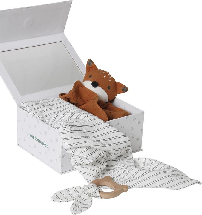 Produktbild Vertbaudet Baby Geschenk-Set: Wickeltuch, Schmusetuch & Greifling mit Geschenkverpackung