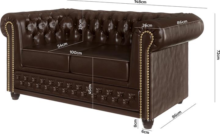 Actual product image Ropez York (1-seater, 2 person sofa, 3-seater, Upholstery set)