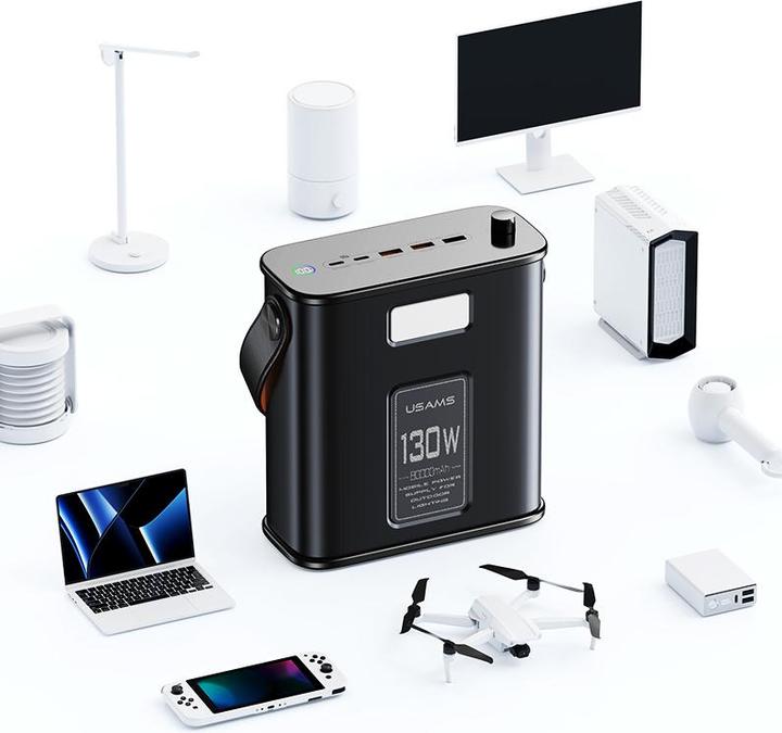 Produktbild Usams ST Schnellladeset (80000 mAh, 130 W, 296 Wh)