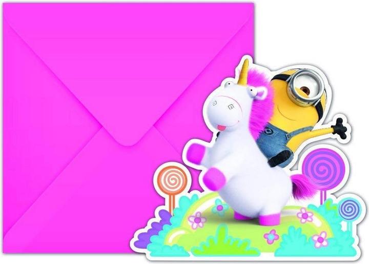 Immagine prodotto Minions Soffice Inviti Misura Confezione 6 (6 pz.)