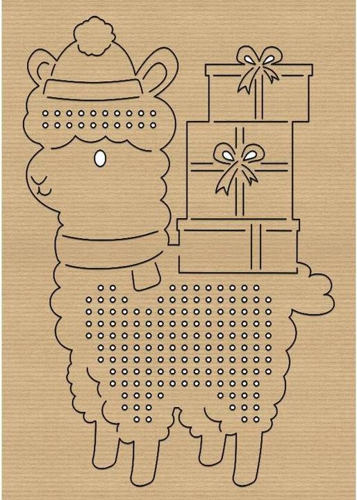 Produktbild Ursus Bastelset Kreuzstich-Motive Weihnachten 12 Stück