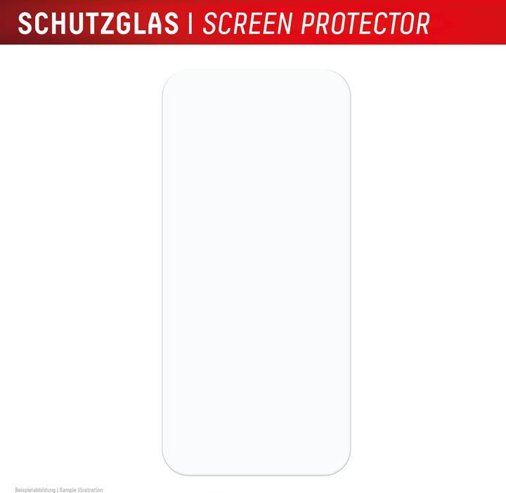 Actual product image Displex Real Glass, 2D Panzerglas (1 Piece, Apple iPhone 16, Apple iPhone 15 Pro, Apple iPhone 15)