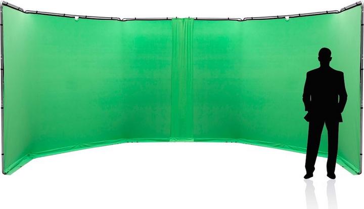 Immagine prodotto Manfrotto Sfondo panoramico Kit di connessione2.3 (verde croma) #7945