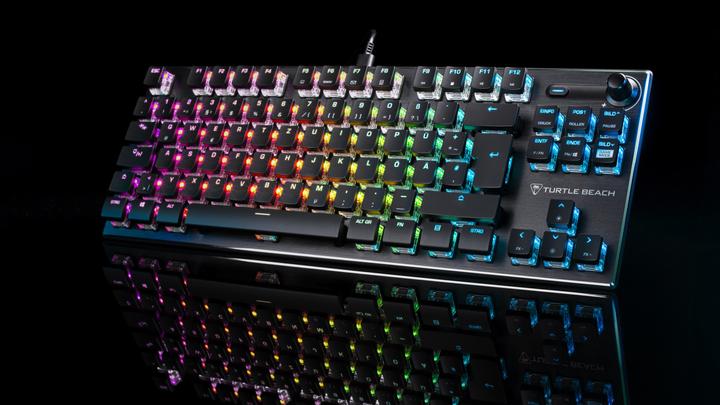Actual product image Turtle Beach Vulcan TKL AIMO gaming keyboard, Red Switch (DE, Cable)