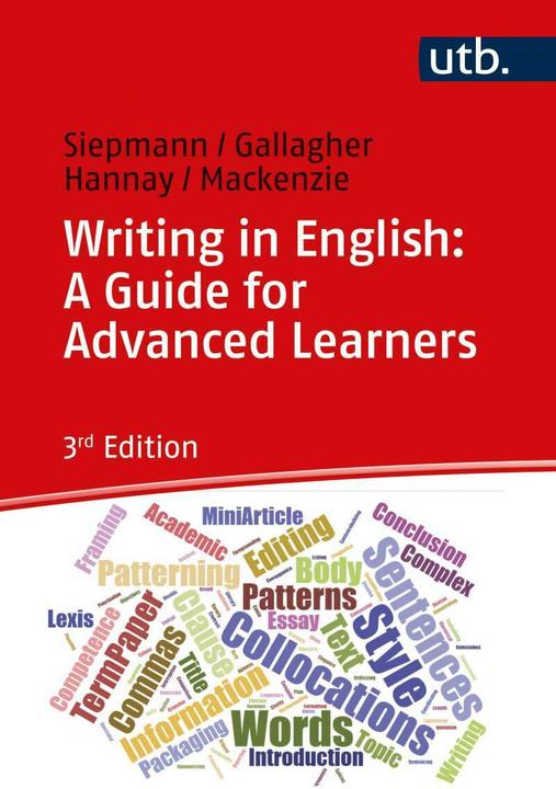 Produktbild Writing in English: A Guide for Advanced Learners (Englisch, Dirk Siepmann, Mike Hannay, Lachlan Mackenzie, John D. Gallagher, 2022)