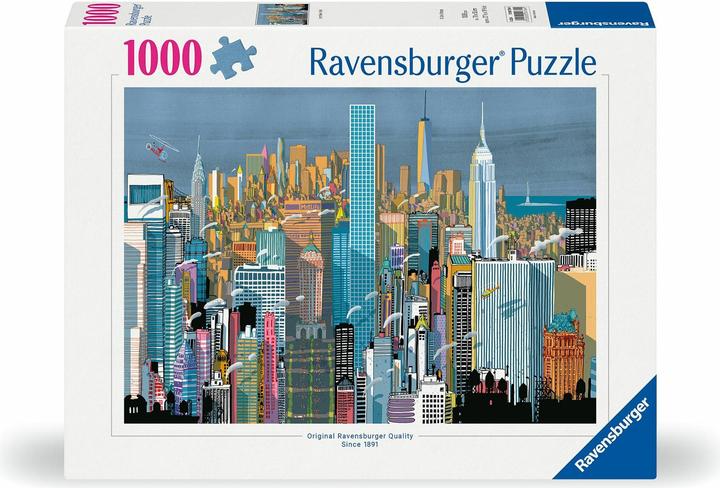 Actual product image Ravensburger Puzzle 12000784 I am New York - 1000 piece jigsaw puzzle for adults aged 14 and over (1000 pieces)
