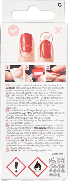 Produktbild KISS Nails - imPress Believe (Nagelutensil, Rot)