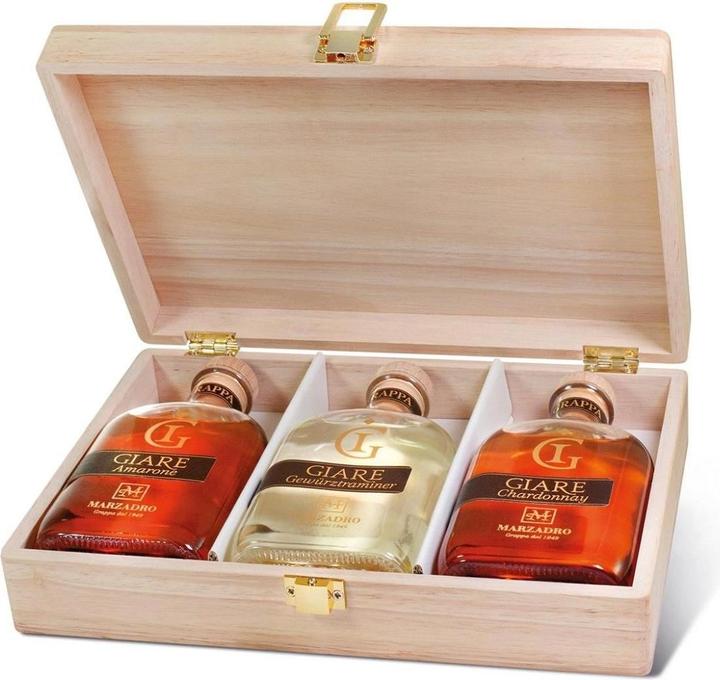 Image du produit Marzadro Grappa Giare Set (3 x 20 cl)