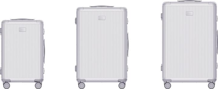 Actual product image Xiaomi Aluminium Frame Luggage 20" (35 l, Hand luggage (up to 50 litres))
