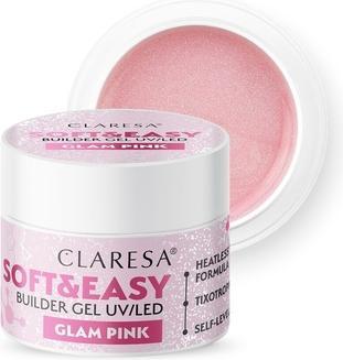 Actual product image Claresa Builder Gel Soft and Easy Glam Pink 12g