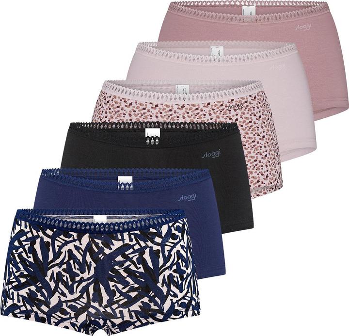 Produktbild Sloggi 6er Pack GO Crush Short Slip (XL, 6er Pack)