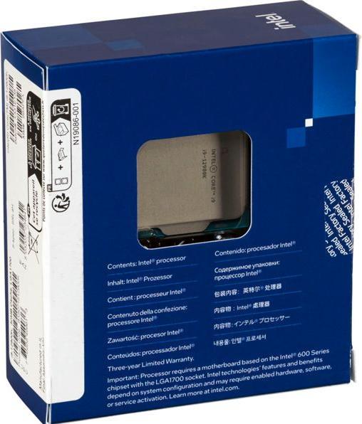 Immagine prodotto Intel Core i9-12900K (LGA 1700, 3.20 GHz, 16 -Core)