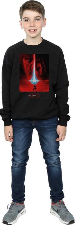 Actual product image Star Wars Boys The Last Jedi Red Poster Sweatshirt (140, 146)