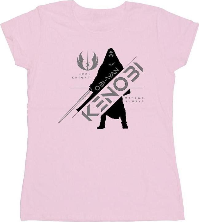 Actual product image Star Wars Womens/Ladies Obi-Wan Kenobi Jedi Knight Cotton T-Shirt (XL)