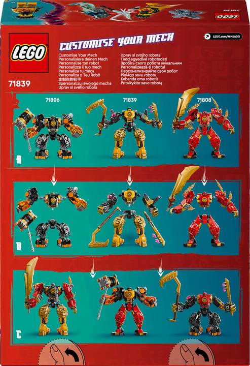 Produktbild LEGO Arins Spinjitzumech (71839, LEGO Ninjago)