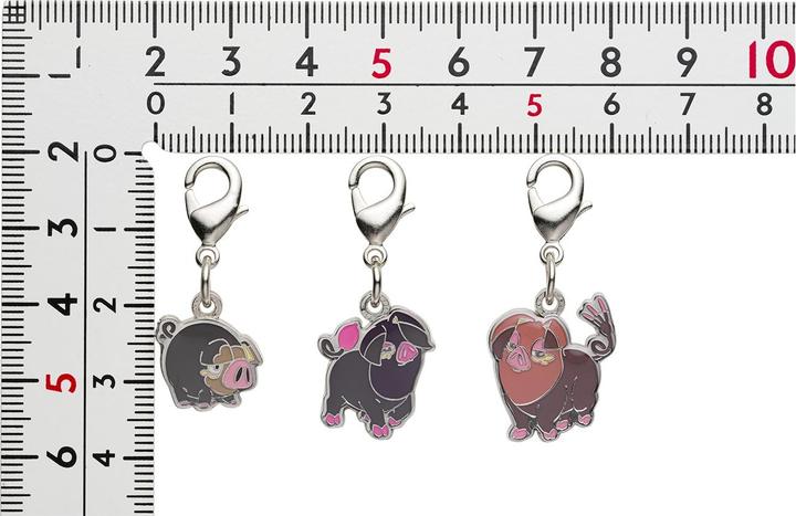 Produktbild Pokémon Pokemon Center - Lechonk, Oinkologne Schlüsselanhänger - 3 Stück