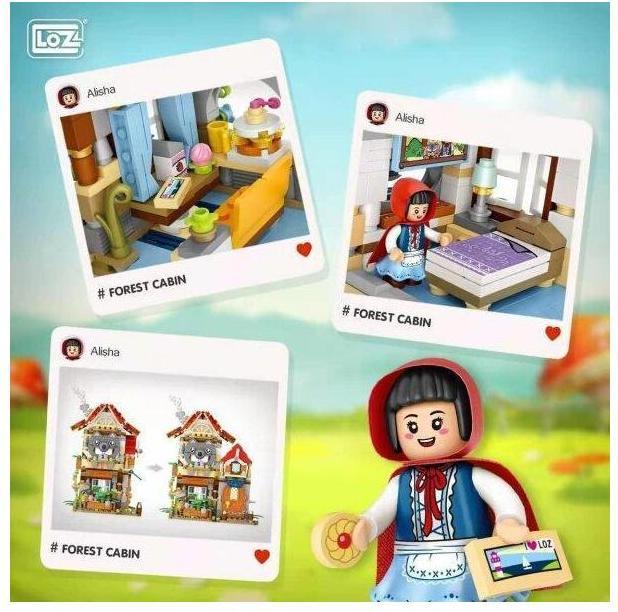 Produktbild LOZ 1225 - Märchenhaus Rotkäppchen