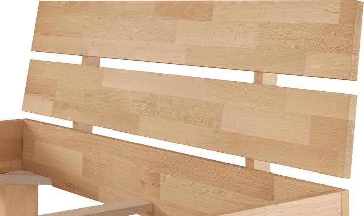 Produktbild Erst-Holz Einzelbett Buche-Bettgestell natur massiv 120x200 Futonbett Bettrahmen ohne Zubehör 60.80-12 oR (120 x 200 cm)