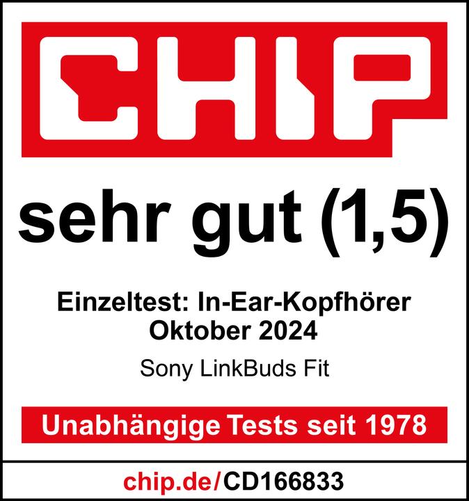 Produktbild Sony LinkBuds Fit (NC, 5.50 h, Kabellos)