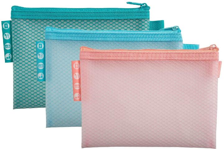 Actual product image Exacompta Zipped pocket 37120E EVA (ethylene vinyl acetate) Multicoloured (A6, 3 x)
